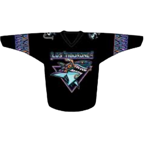 San Jose Sharks Los Tiburones shirsey - Picture 1 of 5